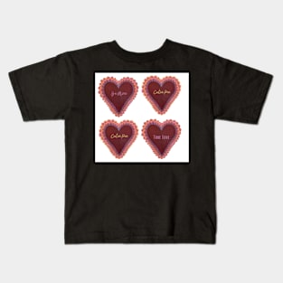 WLAD Valentine's Day Hearts Kids T-Shirt